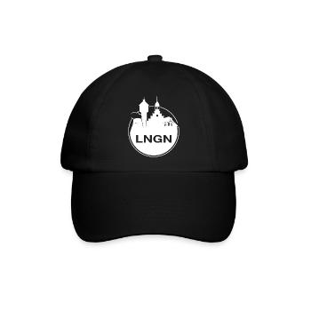 Lingen Skyline - Baseballkappe - Schwarz/Schwarz - Vorne
