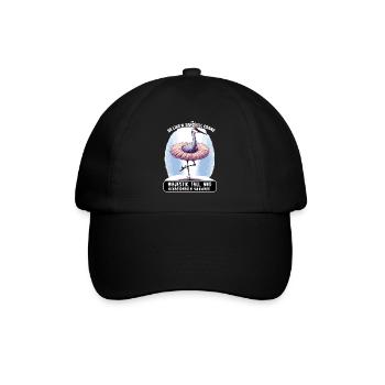 Sandhill Kranichliebhaber Vogelbeobachtung - Baseballkappe - Schwarz/Schwarz - Vorne