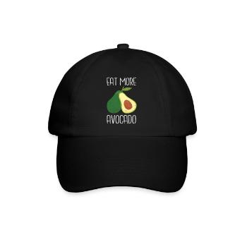 Avocado - Baseballkappe - Schwarz/Schwarz - Vorne