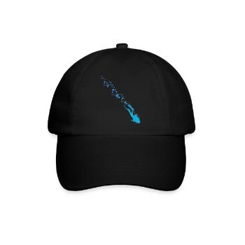 23F 0310 bk - Baseballkappe - Schwarz/Schwarz - Vorne