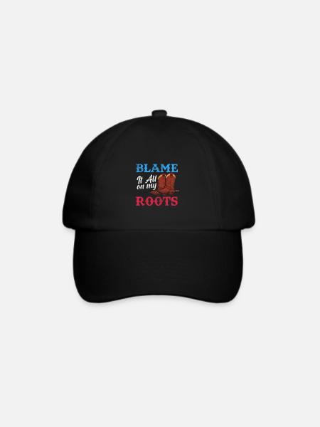 Country - Baseballkappe - Schwarz/Schwarz