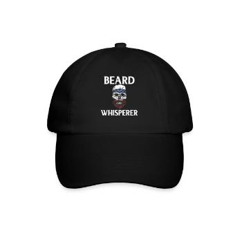 Giftidea Beard Men - Baseballkappe - Schwarz/Schwarz - Vorne