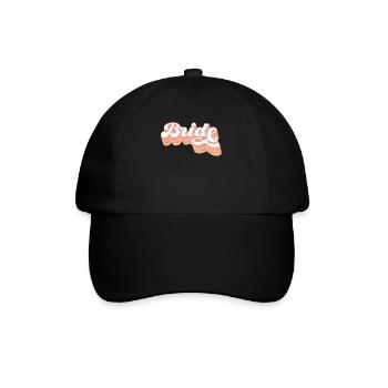 Junggesellin - Baseballkappe - Schwarz/Schwarz - Vorne