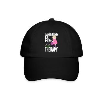 Garten Therapie - Baseballkappe - Schwarz/Schwarz - Vorne