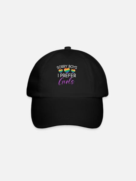 Lesbian Gifts - Baseballkappe - Schwarz/Schwarz