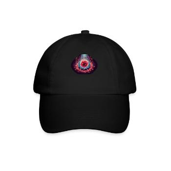 Rotlichttherapie Low-level-lasertherapie Für Die - Baseballkappe - Schwarz/Schwarz - Vorne
