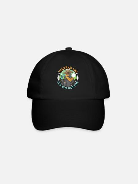 Doktorabschluss Vertrau Mir Ich bin Doktor - Baseballkappe - Schwarz/Schwarz