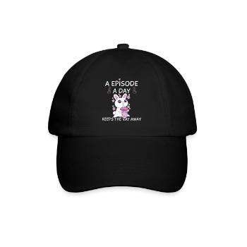 K-Drama Liebhaber Lustig KDrama Mutter - Baseballkappe - Schwarz/Schwarz - Vorne