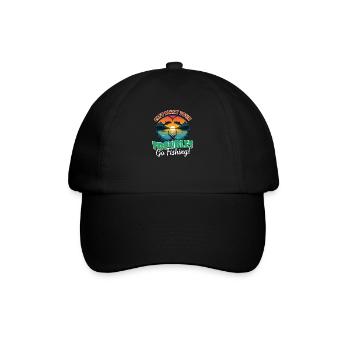 Fisher Fisherman Cast Away Troubles Sunset - Baseballkappe - Schwarz/Schwarz - Vorne