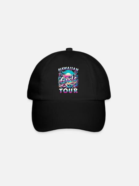 Hawaiian Girls Tour - Baseballkappe - Schwarz/Schwarz