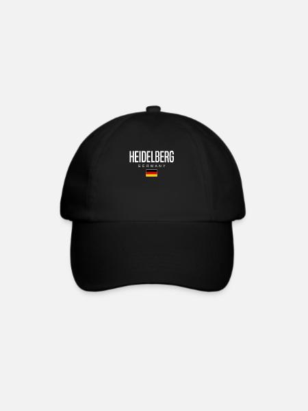 Heidelberg - Baseballkappe - Schwarz/Schwarz