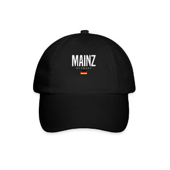 Mainz - Baseballkappe - Schwarz/Schwarz - Vorne