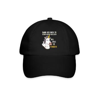 Kollege Dann Geh doch zu deinen Neuen Kollegen - Baseballkappe - Schwarz/Schwarz - Vorne