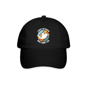Fallschirmspringen Fallschirmspringer - Baseballkappe - Schwarz/Schwarz - Vorne