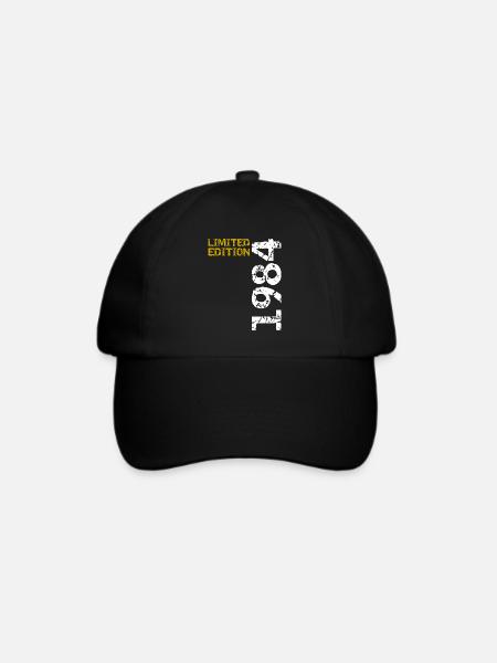 1984 Limited Edition Geburtstag Geschenk Frau Mann - Baseballkappe - Schwarz/Schwarz