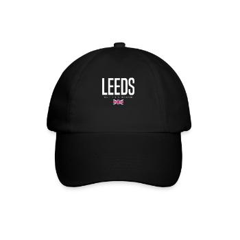 Leeds Vereinigtes Königreich - Baseballkappe - Schwarz/Schwarz - Vorne