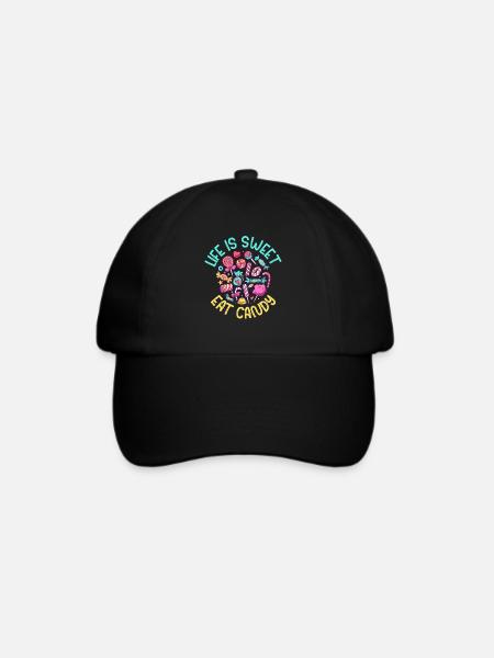 Candy Gift - Baseballkappe - Schwarz/Schwarz