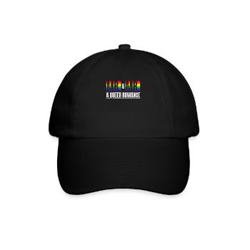 Mr. & Mr. - Eine Queer-Romanze Hochzeit Homo-Ehe - Baseballkappe - Schwarz/Schwarz - Vorne