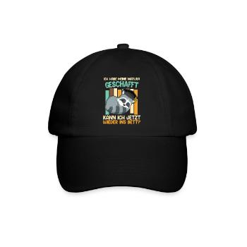 Maturant Habe meine Matura Geschafft Abschluss - Baseballkappe - Schwarz/Schwarz - Vorne