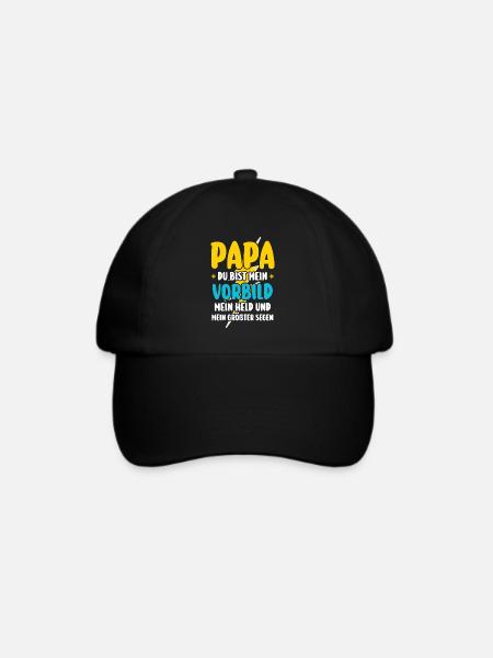 Vater Vatertag Papa - Baseballkappe - Schwarz/Schwarz