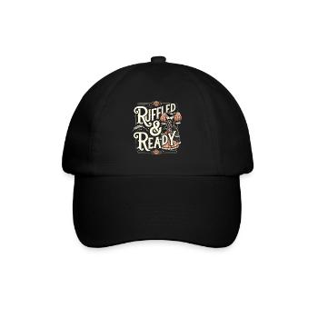 Renaissance-jahrmarkt-outfit Mittelalterlicher - Baseballkappe - Schwarz/Schwarz - Vorne