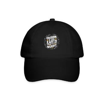 Geologie-steinjagd Achat-jäger-steinsammeln - Baseballkappe - Schwarz/Schwarz - Vorne