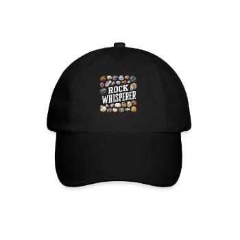 Geologie-steinjagd Achat-jäger-steinsammeln - Baseballkappe - Schwarz/Schwarz - Vorne