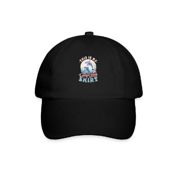 Kalifornischer Liebhaber Das ist mein kalifornisches Outfit - Baseballkappe - Schwarz/Schwarz - Vorne