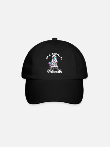 Cupcake - Baseballkappe - Schwarz/Schwarz