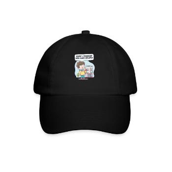 Eisliebhaber-Fitnessstudio? Ich dachte, du hättest Gelato gesagt! - Baseballkappe - Schwarz/Schwarz - Vorne
