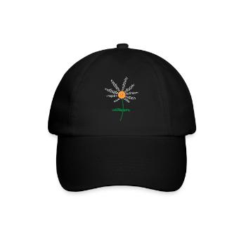 Lehrerleben - Lehre, Liebe, inspiriere Lehrer - Baseballkappe - Schwarz/Schwarz - Vorne
