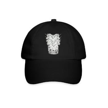 Einhorn Einhörner Fabelwesen Fabeltiere Kind - Baseballkappe - Schwarz/Schwarz - Vorne