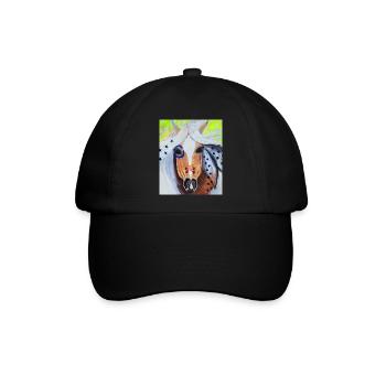 Free Spirit - Wildpferd - Baseballkappe - Schwarz/Schwarz - Vorne