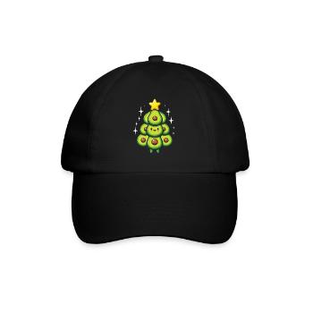 Avocado - Baseballkappe - Schwarz/Schwarz - Vorne