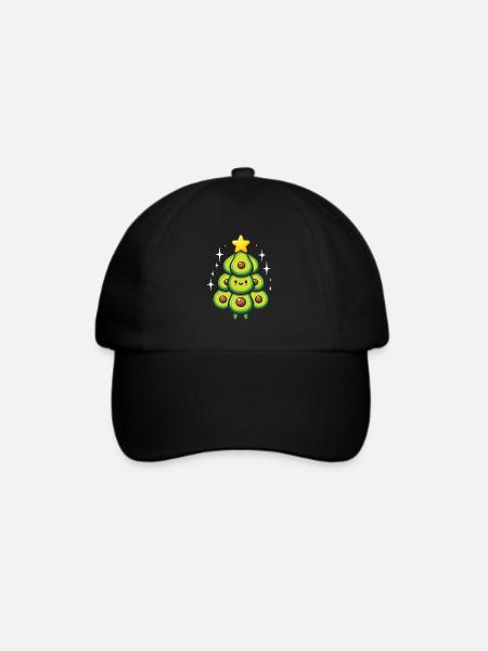 Avocado - Baseballkappe - Schwarz/Schwarz
