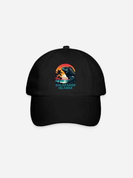 Galápagos Islands - Baseballkappe - Schwarz/Schwarz