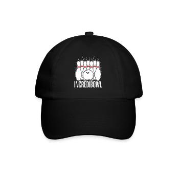 Bowling Pin Ten-Pin Bowling Bowling Ball - Baseballkappe - Schwarz/Schwarz - Vorne