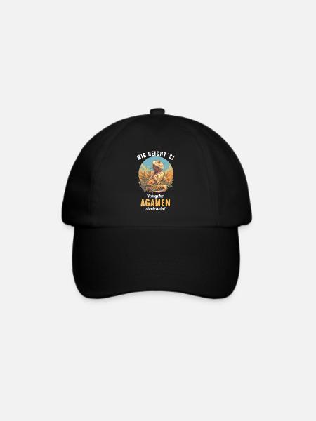 Agamen Agame - Baseballkappe - Schwarz/Schwarz