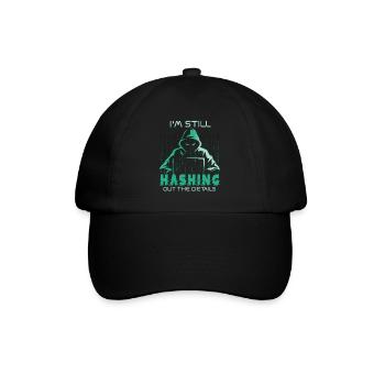Ethische Hacker-Cybersicherheitsexpertise - Baseballkappe - Schwarz/Schwarz - Vorne