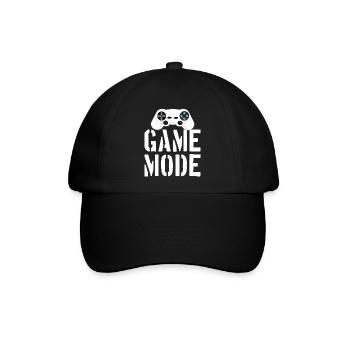 Game Mode - Baseballkappe - Schwarz/Schwarz - Vorne