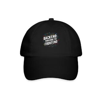 Backend-Entwickler Programmierung Softwareprogrammierer - Baseballkappe - Schwarz/Schwarz - Vorne