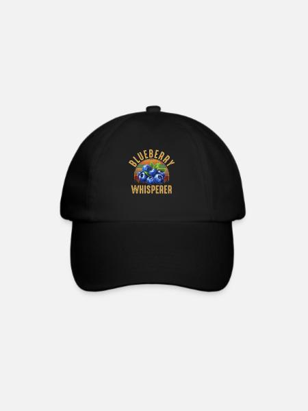 blueberry whisperer, blueberry - Baseballkappe - Schwarz/Schwarz