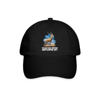 Antelope Antilopen Antilope - Baseballkappe - Schwarz/Schwarz - Vorne