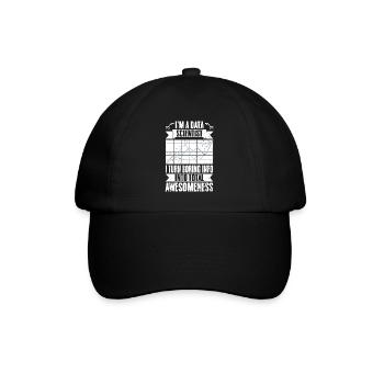 Funny Data Scientist Turn Boring Info Into Total - Baseballkappe - Schwarz/Schwarz - Vorne