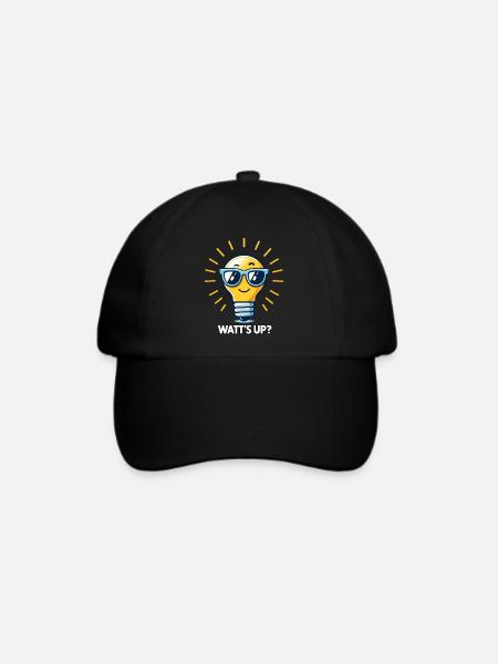 Watt‘s up - Baseballkappe - Schwarz/Schwarz
