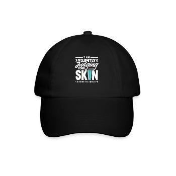 Hautpflege Kosmetikerin Kosmetik - Baseballkappe - Schwarz/Schwarz - Vorne
