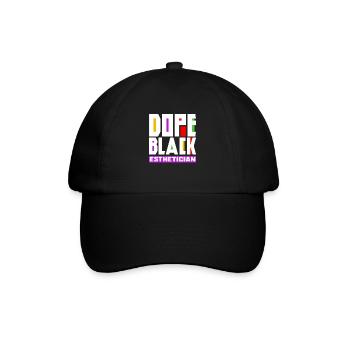 Hautpflege Kosmetikerin Kosmetik - Baseballkappe - Schwarz/Schwarz - Vorne