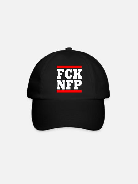 Fck nfp - Baseballkappe - Schwarz/Schwarz