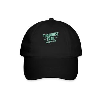 Turquoise Trail Road Trip Squad - Baseballkappe - Schwarz/Schwarz - Vorne
