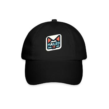Verschickt - Baseballkappe - Schwarz/Schwarz - Vorne